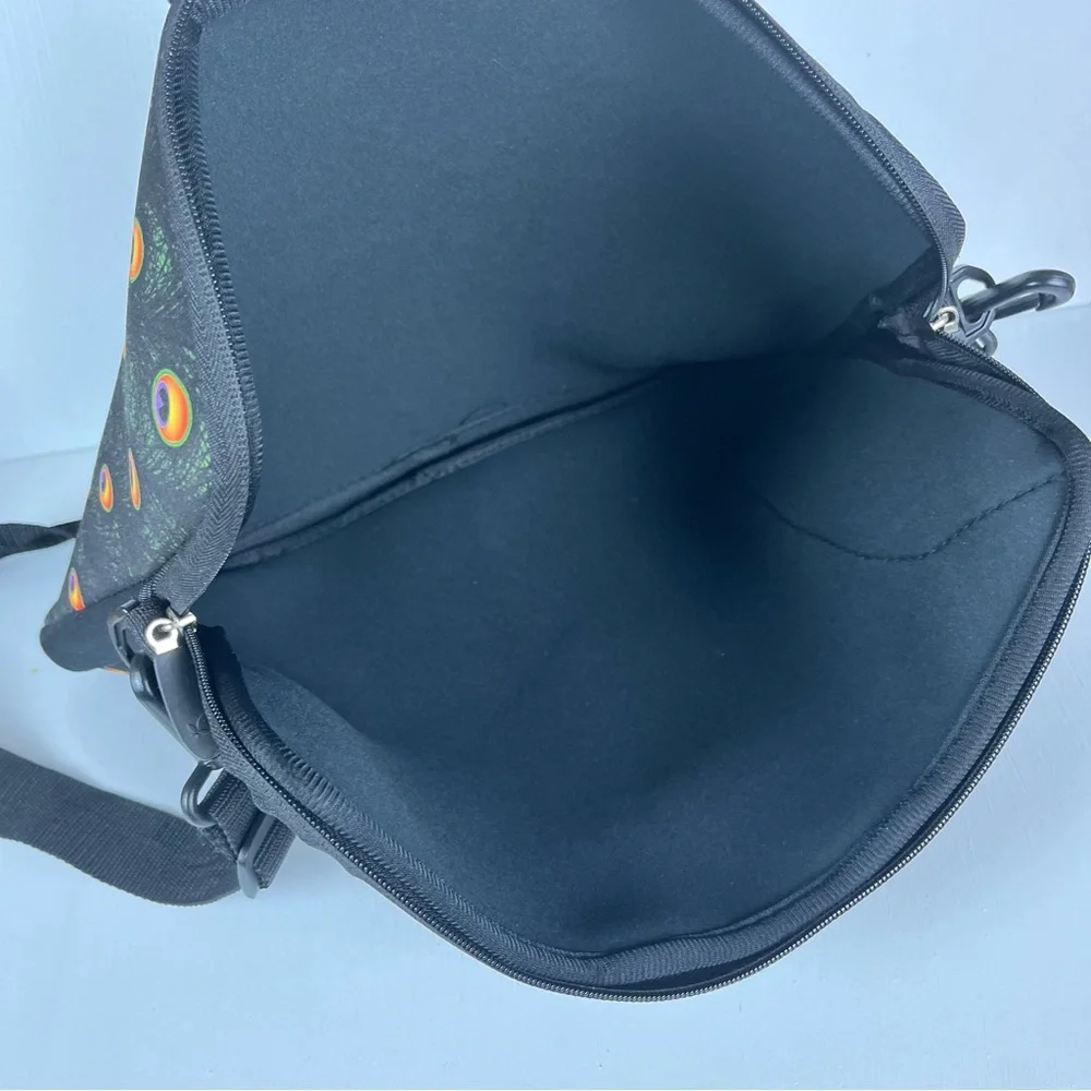 Peacock Laptop Bag with Handles and Shoulder Straps